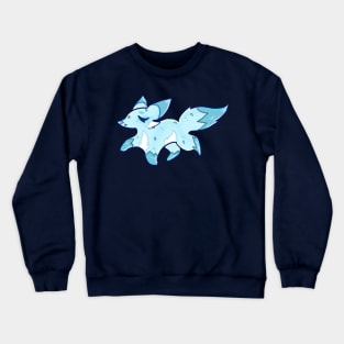 Chibi Fox (Ice Version) Crewneck Sweatshirt